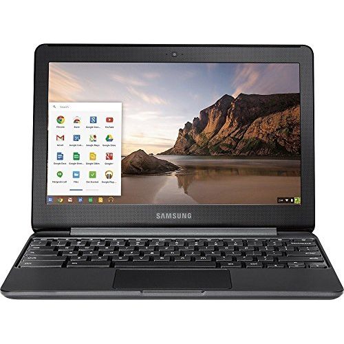 삼성 SAMSUNG 11.6 Chromebook with Intel N3060 up to 2.48GHz, 4GB Memory, 16GB eMMC Flash Memory, Bluetooth 4.0, USB 3.0, HDMI, Webcam, Chrome Operating System, Black