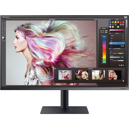 삼성 SAMSUNG TU872 Series 32-Inch 4K UHD (3840x2160) Computer Monitor, Thunderbolt 3 Daisy Chain, HDMI, Display Port, Height Adjustable Stand, 3 Yr WRNTY (LF32TU872VNXGO)