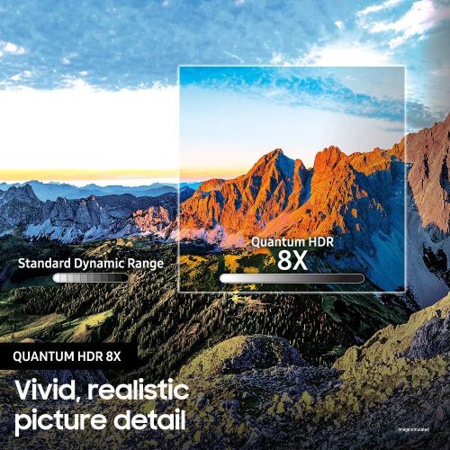 삼성 SAMSUNG Q70 Series 75-Inch Smart TV, Flat QLED 4K UHD HDR - 2019 Model