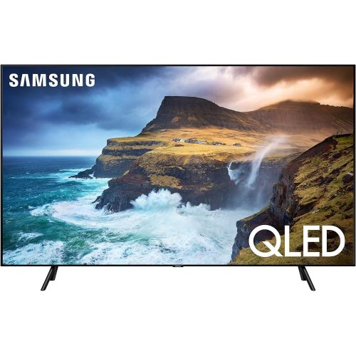 삼성 SAMSUNG Q70 Series 75-Inch Smart TV, Flat QLED 4K UHD HDR - 2019 Model