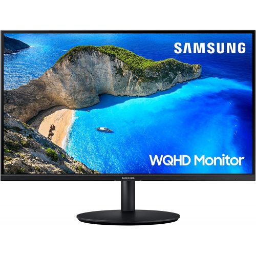 삼성 SAMSUNG T700 Series 27-Inch WQHD (2560x1440) Computer Monitor, 75Hz, IPS Panel, HDMI, Display Port, Height Adjustable Stand, FreeSync (LF27T700QQNXZA)