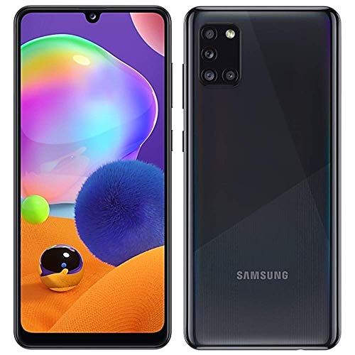 삼성 Samsung Galaxy A31 w/ In-Screen Fingerprint (128GB, 4GB) 6.4 FHD+, 48MP Quad Camera, 5000mAh Battery, Dual SIM GSM Only Unlocked US + Global 4G LTE International Model A315G/DSL (B