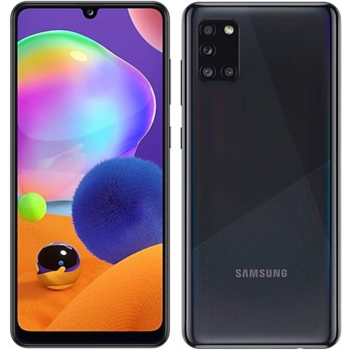 삼성 Samsung Galaxy A31 w/ In-Screen Fingerprint (128GB, 4GB) 6.4 FHD+, 48MP Quad Camera, 5000mAh Battery, Dual SIM GSM Only Unlocked US + Global 4G LTE International Model A315G/DSL (B