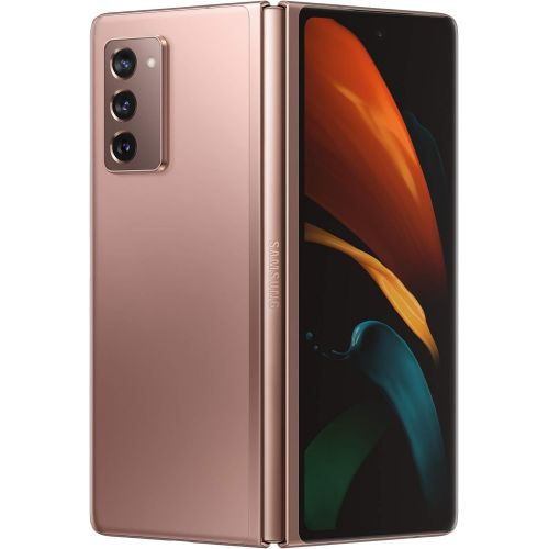 삼성 Samsung Galaxy Z Fold 2 5G Factory Unlocked Android Cell Phone 256GB Storage US Version Smartphone Tablet 2-in-1 Refined Design, Flex Mode Mystic Bronze