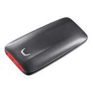 Samsung X5 Portable SSD - 2TB - Thunderbolt 3 External SSD (MU-PB2T0B/AM) Gray/Red