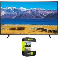 SAMSUNG UN65TU8300 65-inch HDR 4K UHD Smart Curved TV (2020 Model) Bundle with 1 YR CPS Enhanced Protection Pack
