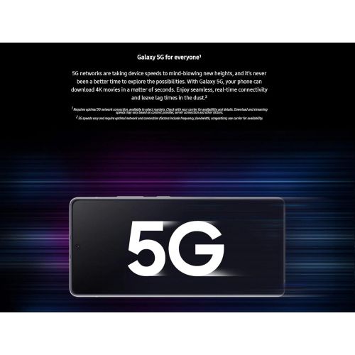 삼성 Samsung Galaxy A71 A716U, 5G, US Version, 128GB, 6GB, Prism Cube Black - For T-Mobile Only (Metro, Mint, Ultra)