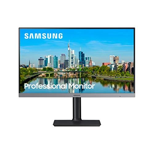 삼성 SAMSUNG FT650 Series 24-Inch FHD 1080p Computer Monitor, 75Hz, IPS Panel, HDMI, USB Hub, Height Adjustable Stand, 3 Yr WRNTY (LF24T650FYNXGO)