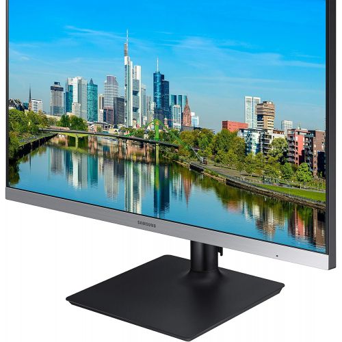 삼성 SAMSUNG FT650 Series 24-Inch FHD 1080p Computer Monitor, 75Hz, IPS Panel, HDMI, USB Hub, Height Adjustable Stand, 3 Yr WRNTY (LF24T650FYNXGO)