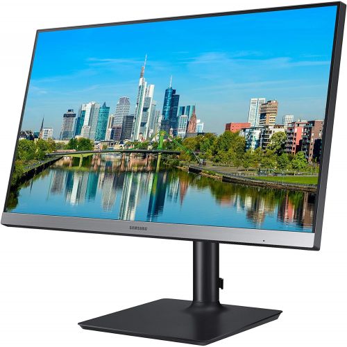 삼성 SAMSUNG FT650 Series 24-Inch FHD 1080p Computer Monitor, 75Hz, IPS Panel, HDMI, USB Hub, Height Adjustable Stand, 3 Yr WRNTY (LF24T650FYNXGO)