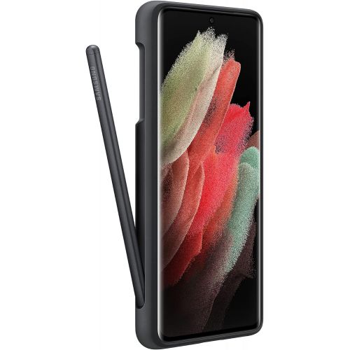 삼성 Samsung Galaxy S21 Ultra 5G Silicone Cover with S Pen Black