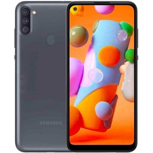 삼성 Samsung Galaxy A11 (32GB, 2GB) 6.4 Dual SIM GSM Unlocked, Global 4G LTE International Model (T-Mobile,AT&T,Metro,Cricket) A115M/DS (64GB SD Bundle, Black)