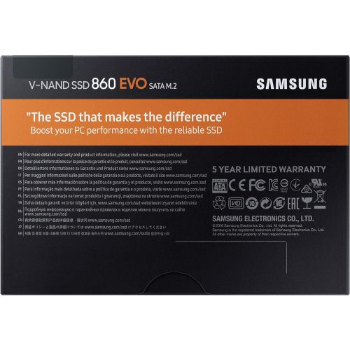 삼성 Samsung SSD 860 EVO 1TB M.2 SATA Internal SSD (MZ-N6E1T0BW)
