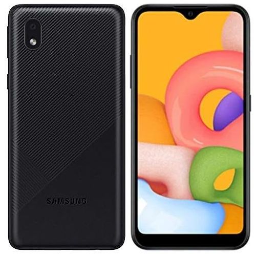 삼성 Samsung Galaxy A01 Core (32GB, 2GB RAM), 3000mAh Battery, GSM Unlocked (No CDMA Support) International Model -No Warranty - A013M/DS (Black)