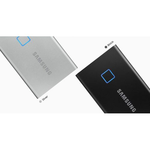삼성 SAMSUNG T7 Touch Portable SSD 1TB - Up to 1050MB/s - USB 3.2 External Solid State Drive, Black (MU-PC1T0K/WW)