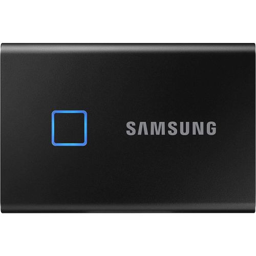 삼성 SAMSUNG T7 Touch Portable SSD 1TB - Up to 1050MB/s - USB 3.2 External Solid State Drive, Black (MU-PC1T0K/WW)