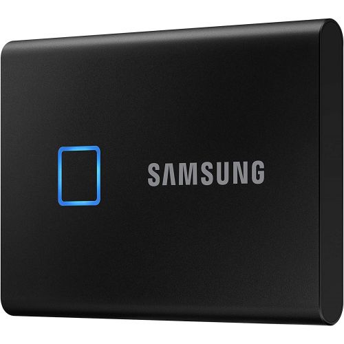 삼성 SAMSUNG T7 Touch Portable SSD 1TB - Up to 1050MB/s - USB 3.2 External Solid State Drive, Black (MU-PC1T0K/WW)