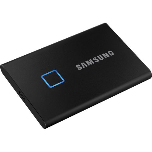 삼성 SAMSUNG T7 Touch Portable SSD 1TB - Up to 1050MB/s - USB 3.2 External Solid State Drive, Black (MU-PC1T0K/WW)