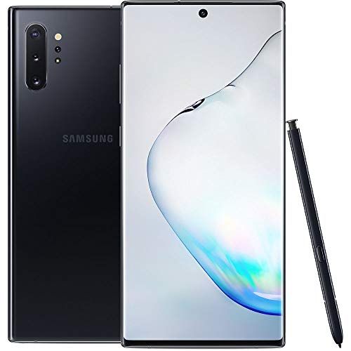 삼성 Samsung Galaxy Note 10+ N975F/DS, 4G LTE, International Version (No US Warranty), 256GB, Aura Black - GSM Unlocked