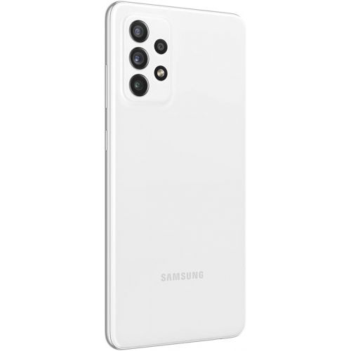 삼성 Samsung Galaxy A72 (SM-A725M/DS), Dual SIM 4G, International Version (No US Warranty), 128GB, White - GSM Unlocked