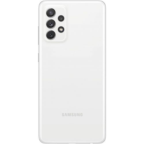 삼성 Samsung Galaxy A72 (SM-A725M/DS), Dual SIM 4G, International Version (No US Warranty), 128GB, White - GSM Unlocked