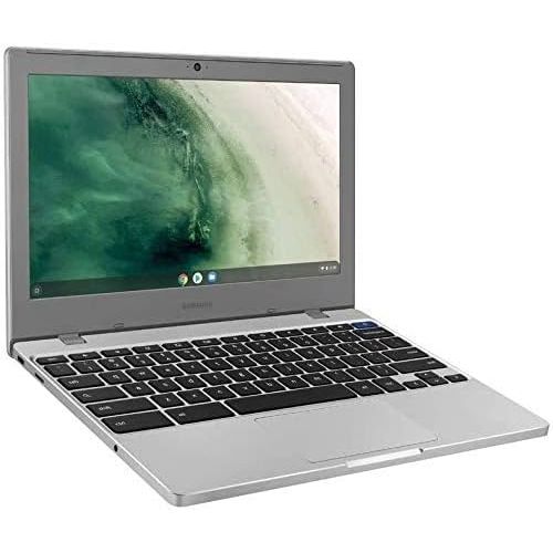 삼성 Samsung Chromebook 4 11.6” Slim Light Thin Laptop for Business and Student, Intel Celeron N4000, 4GB RAM, 32GB eMMC Gigabit, Wi-Fi, Chrome OS (32GB+ 64GB SD Card GM Bundle)