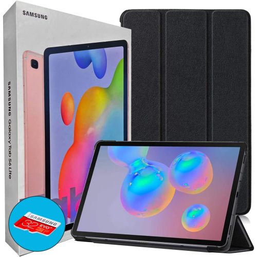 삼성 Samsung Galaxy P610 Tab S6 Lite 10.4-Inch 64 GB WiFi Android 10 Touchscreen Tablet (Chiffon Rose) Bundle S Pen Included - Hard Case, Screen Protector, 32GB microSD Card