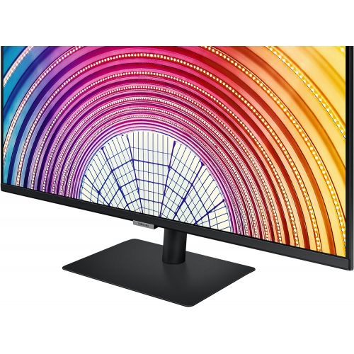 삼성 SAMSUNG S60A Series 32-Inch WQHD (2560x1440) Computer Monitor, 75Hz, HDMI, Display Port, HDR10 (1 Billion Colors), Height Adjustable Stand, TUV-Certified Intelligent Eye Care (LS32