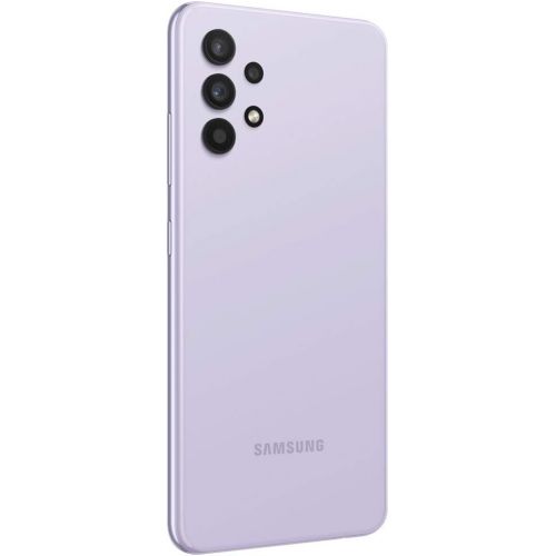 삼성 Samsung Galaxy A32 4G Volte Unlocked 128GB Quad Camera (LTE Latin/At&t/MetroPcs/Tmobile Europe) 6.4 (Not for Verizon/Boost) International Version SM-A325M/DS (Violet)