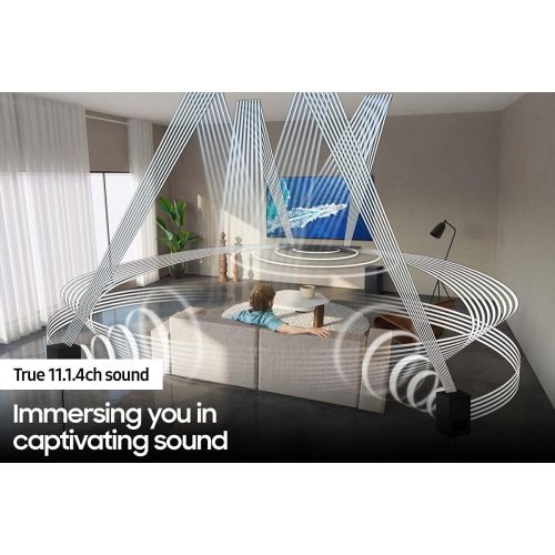 삼성 SAMSUNG 9500S Rear Speaker Kit - Wireless Dolby Atmos/DTS: X (SWA-9500S, 2021 Model)