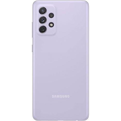 삼성 Samsung Galaxy A72 (SM-A725M/DS), Dual SIM 4G, International Version (No US Warranty), 128GB, Violet - GSM Unlocked