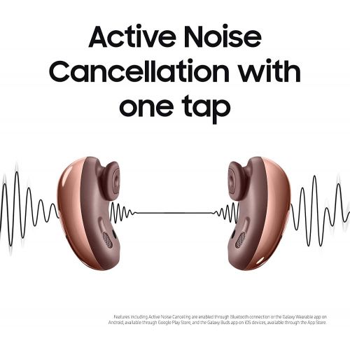 삼성 Samsung Galaxy Buds Live, True Wireless Earbuds with Active Noise Cancelling (Wireless Charging Case Included) - Bulk Packaging - Mystic Red
