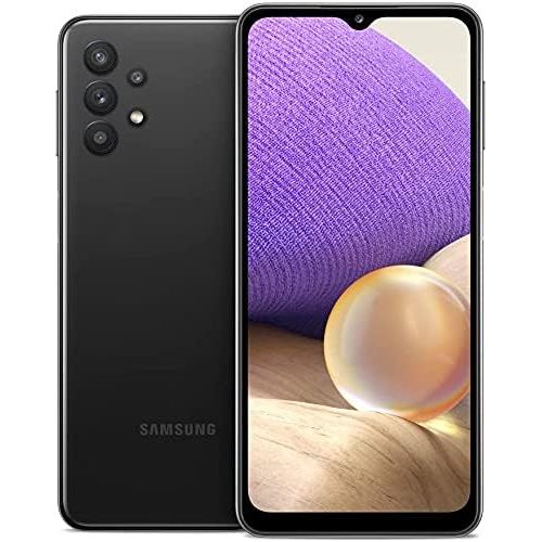 삼성 Samsung Galaxy A32 4G Volte Unlocked 128GB Quad Camera (LTE Latin/At&t/MetroPcs/Tmobile Europe) 6.4 (Not for Verizon/Boost) International Version SM-A325M/DS (Black)