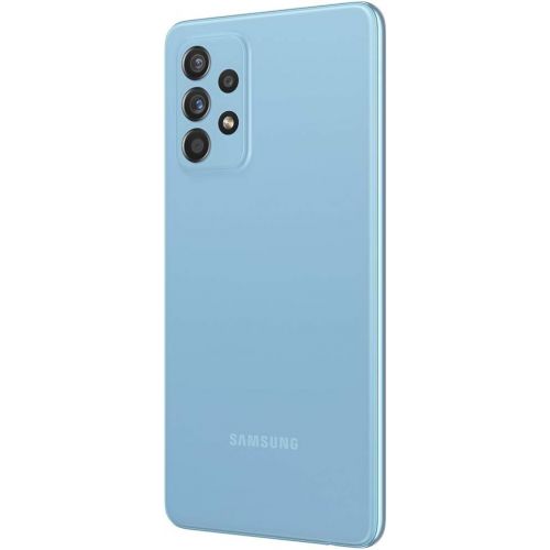 삼성 Samsung Galaxy A52 (128GB, 6GB) 6.5 Dual SIM GSM Unlocked 4G LTE International Model A525M/DS (Awesome Blue)