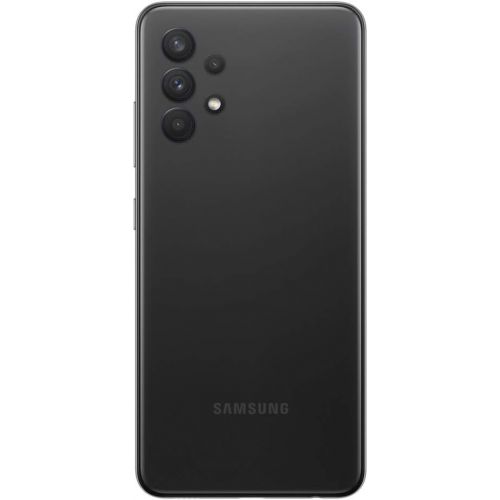 삼성 Samsung Galaxy A32 (128GB, 4GB) 6.4 Super AMOLED 90Hz Display, 64MP Quad Camera, All Day Battery, Dual SIM GSM Unlocked (US + Global) 4G Volte A325M/DS (Fast Car Charger Bundle, Aw