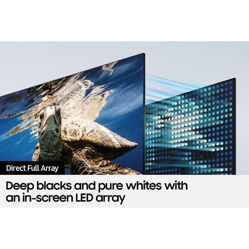 삼성 SAMSUNG 55-Inch Class QLED Q80A Series - 4K UHD Direct Full Array Quantum HDR 12x Smart TV with Alexa Built-in and 6 Speaker Object Tracking Sound - 60W, 2.2.2CH (QN55Q80AAFXZA, 20