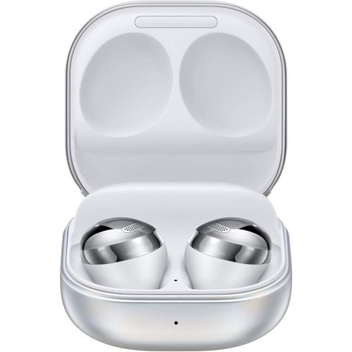 삼성 SAMSUNG Galaxy Buds Pro, Bluetooth Earbuds, True Wireless, Noise Cancelling, Charging Case, Quality Sound, Water Resistant, Phantom Silver (US Version)