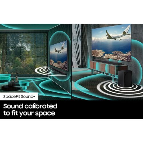 삼성 SAMSUNG 3.1.2ch Q800A Q Series Soundbar - Dolby Atmos/DTS: X with Alexa Built-in (HW-Q800A, 2021 Model)