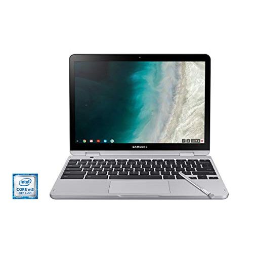 삼성 Samsung Chromebook Plus V2, 2-in-1, Intel Core m3, 4GB RAM, 64GB eMMC, 13MP Camera, Chrome OS, 12.2, 16:10 Aspect Ratio, Light Titan (XE520QAB-K02US)