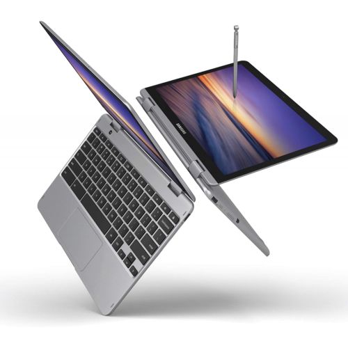 삼성 Samsung Chromebook Plus V2, 2-in-1, Intel Core m3, 4GB RAM, 64GB eMMC, 13MP Camera, Chrome OS, 12.2, 16:10 Aspect Ratio, Light Titan (XE520QAB-K02US)