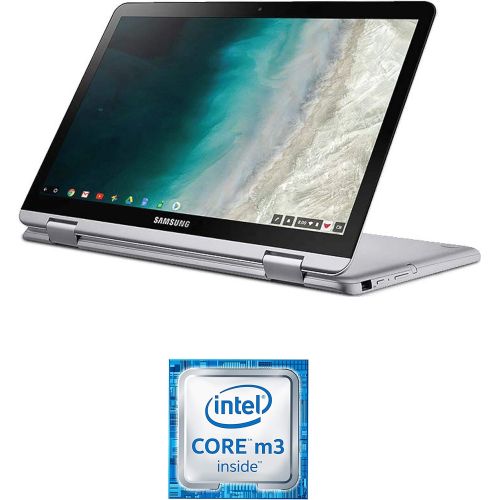 삼성 Samsung Chromebook Plus V2, 2-in-1, Intel Core m3, 4GB RAM, 64GB eMMC, 13MP Camera, Chrome OS, 12.2, 16:10 Aspect Ratio, Light Titan (XE520QAB-K02US)