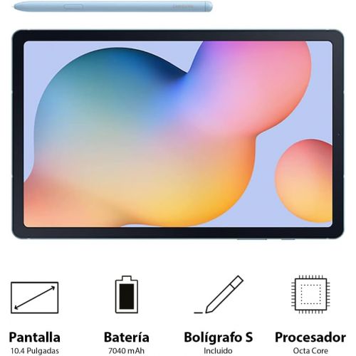 삼성 Samsung Galaxy Tab S6 Lite 10.4, 64GB WiFi Tablet Angora Blue - SM-P610NZBAXAR - S Pen Included