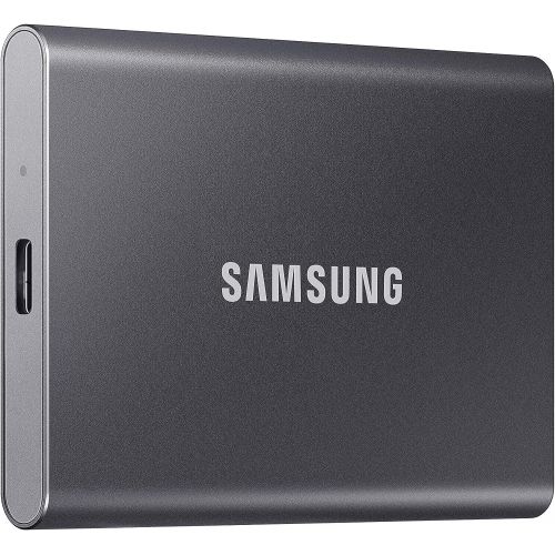삼성 [아마존베스트]SAMSUNG T7 Portable SSD 1TB - Up to 1050MB/s - USB 3.2 External Solid State Drive, Gray (MU-PC1T0T/AM)
