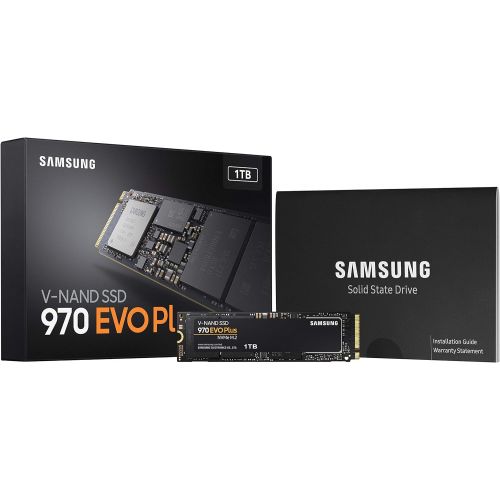 삼성 [아마존베스트]Samsung (MZ-V7S1T0B/AM) 970 EVO Plus SSD 1TB - M.2 NVMe Interface Internal Solid State Drive with V-NAND Technology