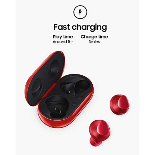 삼성 [아마존베스트]Samsung Electronics Samsung Galaxy Buds+ Plus, True Wireless Earbuds (Wireless Charging Case included), Red  US Version