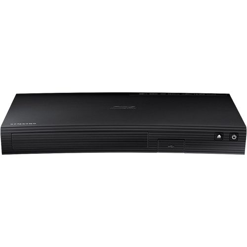 삼성 [아마존베스트]Samsung Blu-ray DVD Disc Player With Built-in Wi-Fi 1080p & Full HD Upconversion, Plays Blu-ray Discs, DVDs & CDs, Plus 6Ft High Speed HDMI Cable, Black Finish