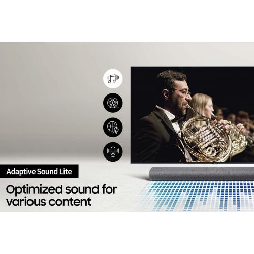 삼성 Samsung HW-A450/ZA 2.1ch Soundbar with Dolby Audio (2021) , Black