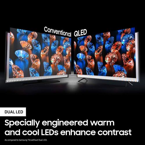 삼성 55인치 삼성전자 Q60T 시리즈 4K UHD 스마트 듀얼 QLED 티비 2020년형 (QN55Q60TAFXZA)