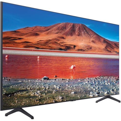 삼성 [무료배송]삼성 4K 65인치 티비 UN65TU7000FXZA 65 inch 4K Ultra HD Smart LED TV 2020 Model Bundle with Support Extension