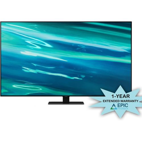 삼성 Samsung QN55Q80AA 55 Class Ultra High Definition QLED 4K Smart TV with an Additional 1 Year Coverage by Epic Protect (2021)